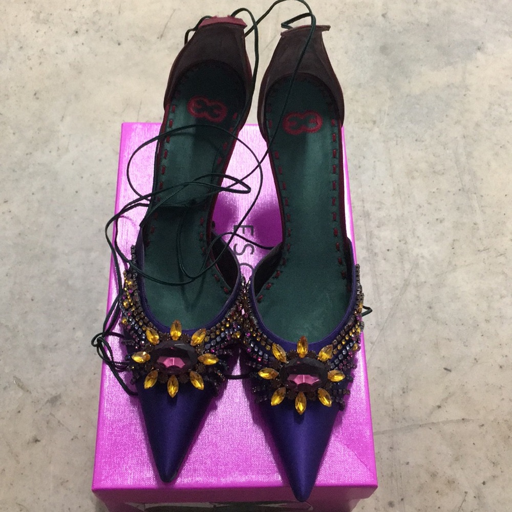 Escada Exotics high heels